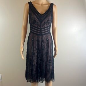 BCBG Max Azria Lace Sheer Whimsigoth Fairycore Dress
